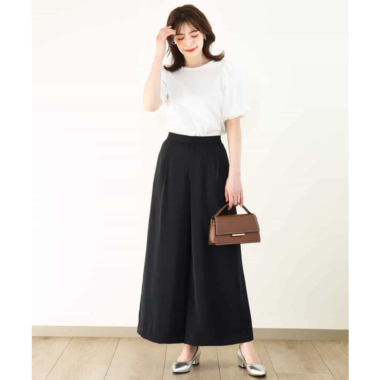 ボリュームスリーブカットソー/接触冷感/洗える/WEB限定サイズあり | OFUON | 詳細画像3 