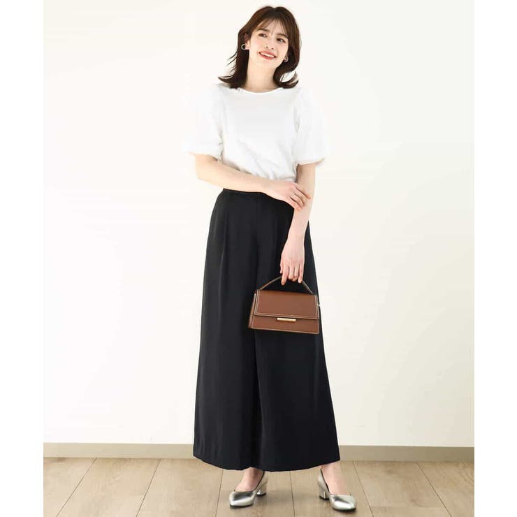 ボリュームスリーブカットソー/接触冷感/洗える/WEB限定サイズあり | OFUON | 詳細画像4 