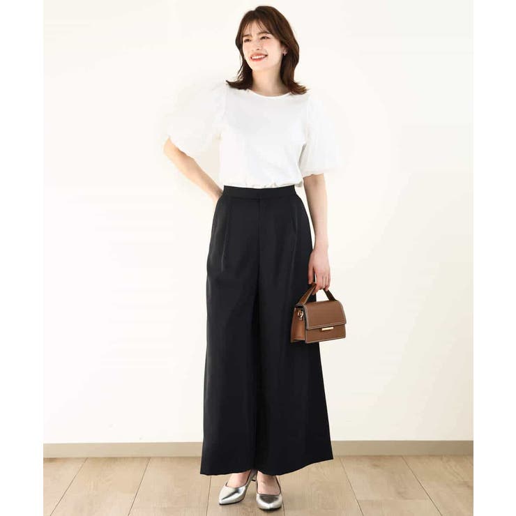 ボリュームスリーブカットソー/接触冷感/洗える/WEB限定サイズあり | OFUON | 詳細画像5 