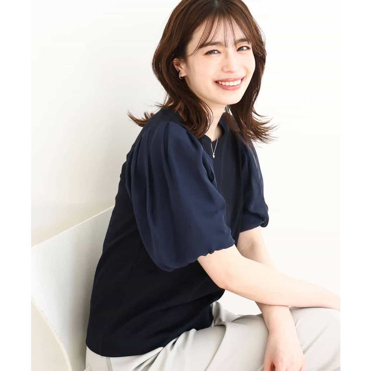 ボリュームスリーブカットソー/接触冷感/洗える/WEB限定サイズあり | OFUON | 詳細画像6 