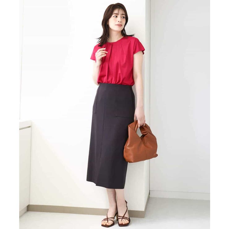 コットン天竺カットソー/洗える/WEB限定サイズあり | OFUON | 詳細画像2 