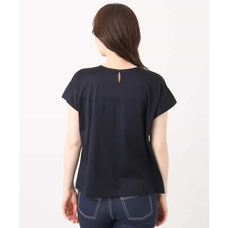 コットン天竺カットソー/洗える/WEB限定サイズあり | OFUON | 詳細画像22 