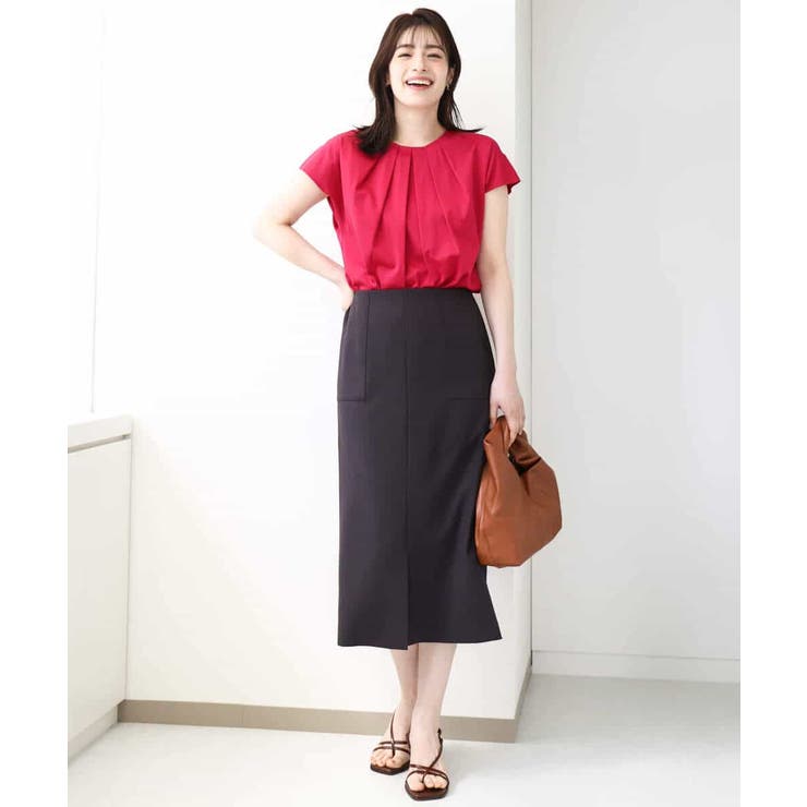 コットン天竺カットソー/洗える/WEB限定サイズあり | OFUON | 詳細画像3 