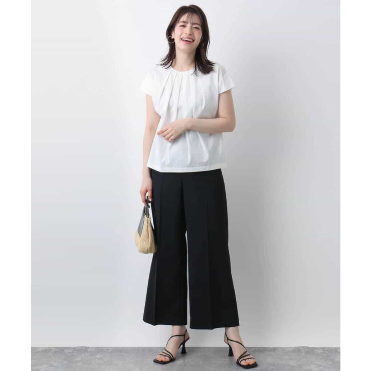 コットン天竺カットソー/洗える/WEB限定サイズあり | OFUON | 詳細画像8 