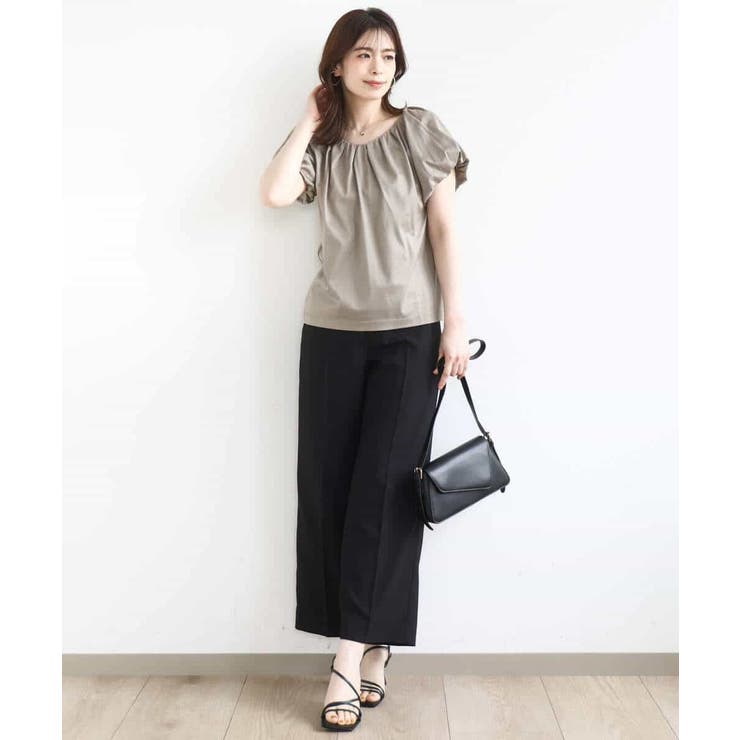 バルーンスリーブカットソー/接触冷感/洗える | OFUON | 詳細画像10 