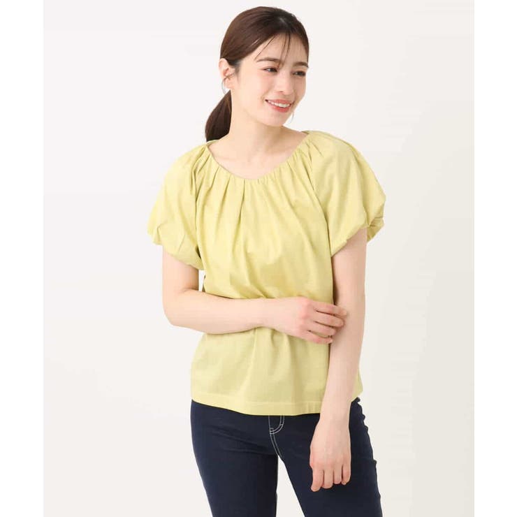 バルーンスリーブカットソー/接触冷感/洗える | OFUON | 詳細画像19 