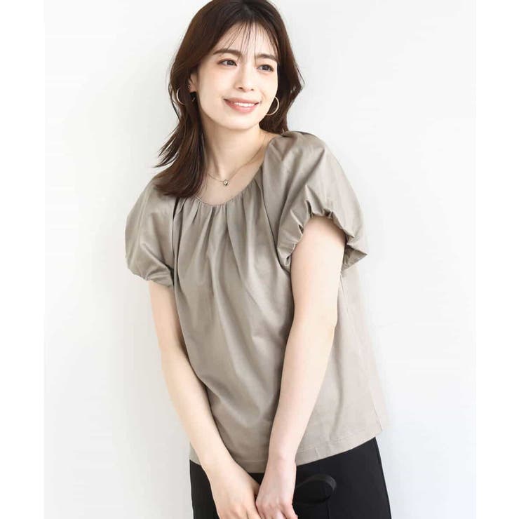 バルーンスリーブカットソー/接触冷感/洗える | OFUON | 詳細画像9 