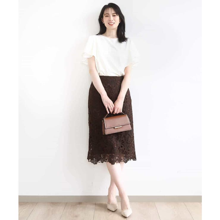 ティアードフリルスリーブカットソー UVカット 接触冷感 | OFUON | 詳細画像7 