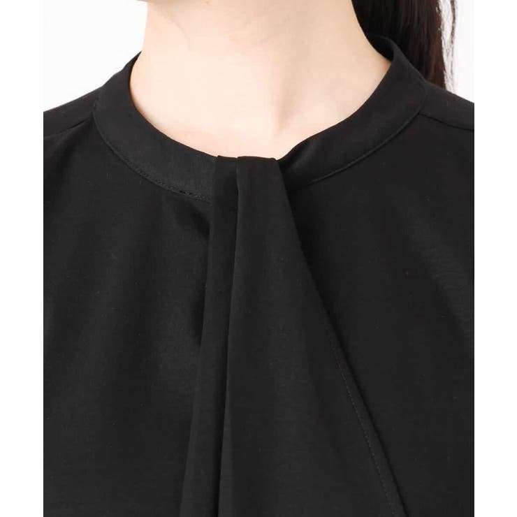 ラッフルタイデザインカットソー/接触冷感/洗える/WEB限定サイズあり | OFUON | 詳細画像17 