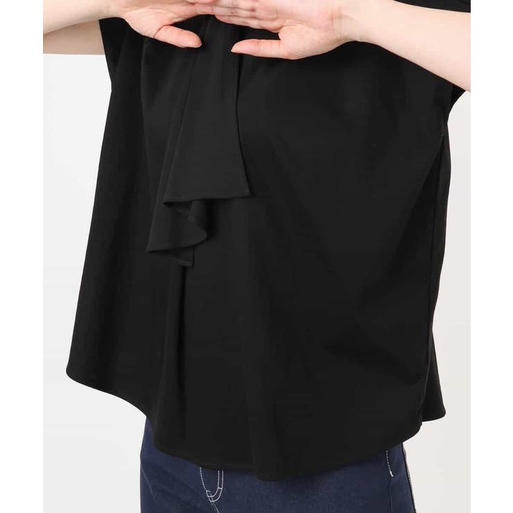 ラッフルタイデザインカットソー/接触冷感/洗える/WEB限定サイズあり | OFUON | 詳細画像20 