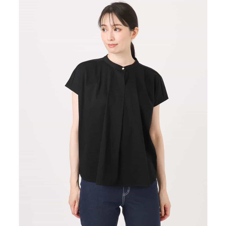 ラッフルタイデザインカットソー/接触冷感/洗える/WEB限定サイズあり | OFUON | 詳細画像22 