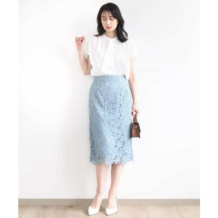 ラッフルタイデザインカットソー/接触冷感/洗える/WEB限定サイズあり | OFUON | 詳細画像3 