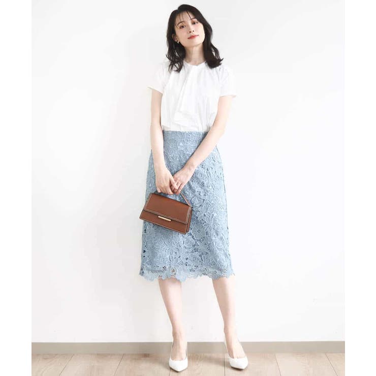 ラッフルタイデザインカットソー/接触冷感/洗える/WEB限定サイズあり | OFUON | 詳細画像5 