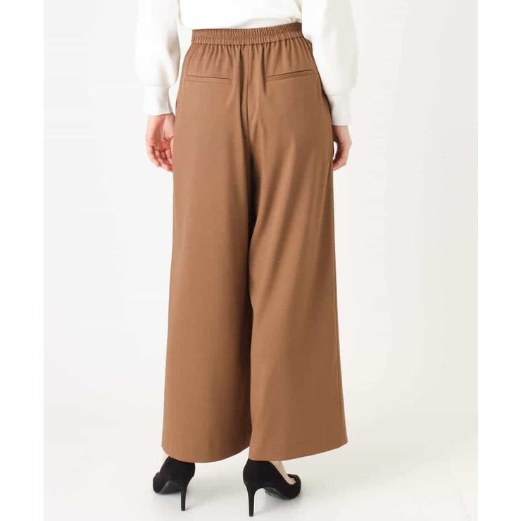 ストレッチワイドストレートパンツ/洗える | OFUON | 詳細画像31 