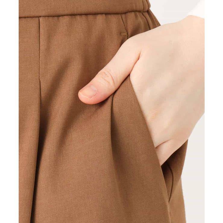 ストレッチワイドストレートパンツ/洗える | OFUON | 詳細画像34 