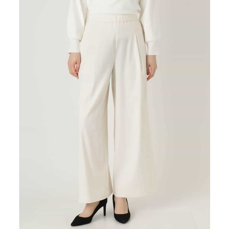 ストレッチワイドストレートパンツ/洗える | OFUON | 詳細画像38 