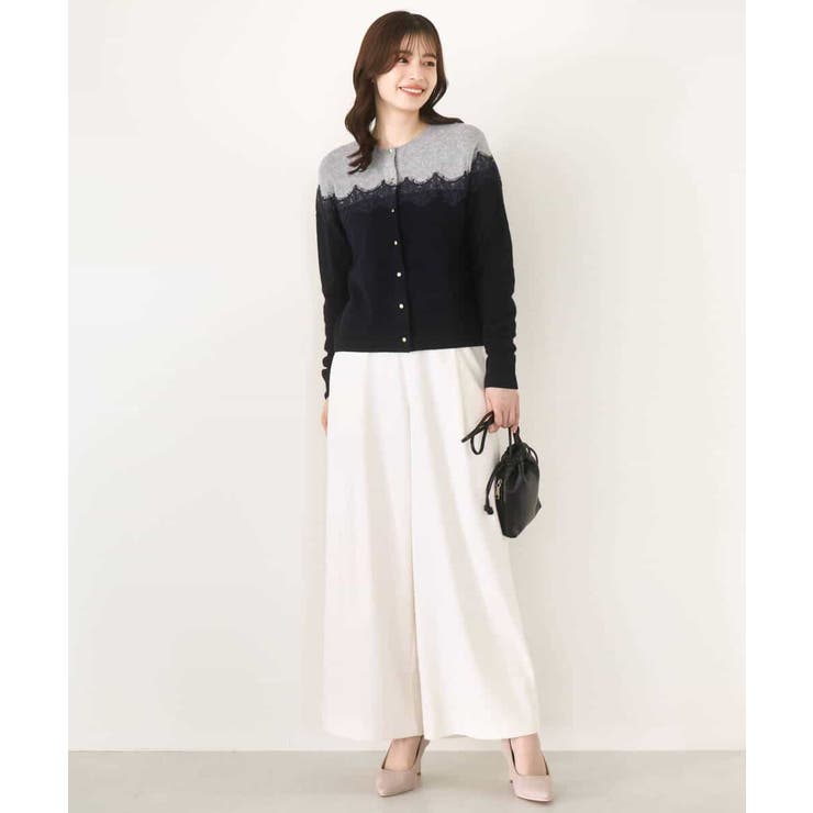 ストレッチワイドストレートパンツ/洗える | OFUON | 詳細画像47 