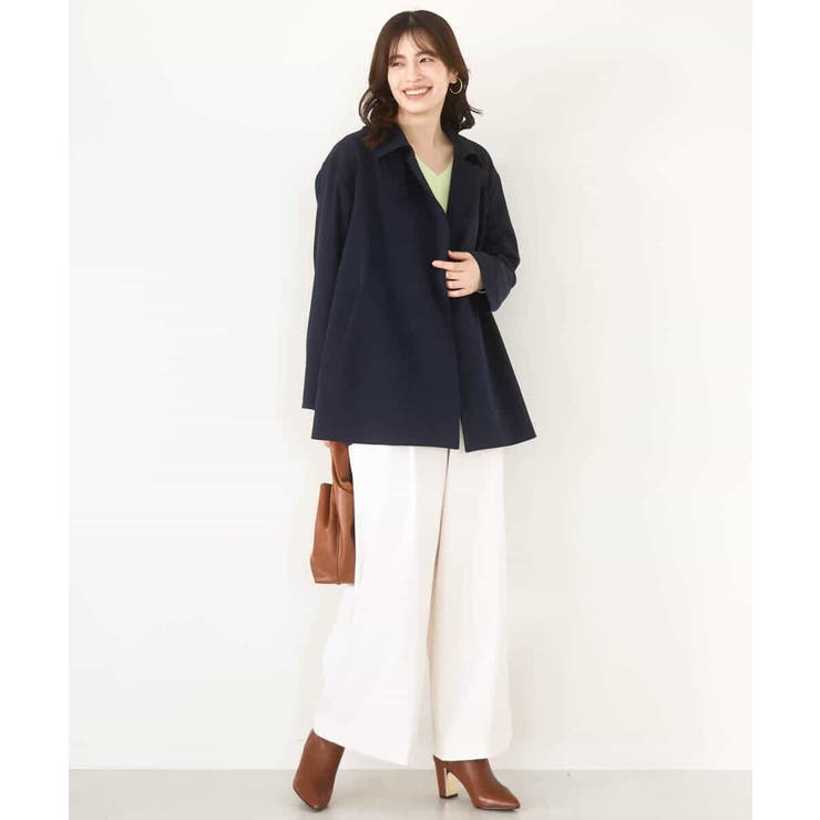 ストレッチワイドストレートパンツ/洗える | OFUON | 詳細画像57 