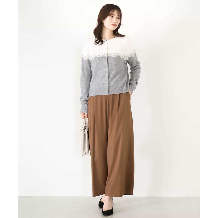 ストレッチワイドストレートパンツ/洗える | OFUON | 詳細画像66 