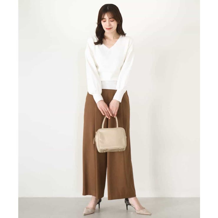 ストレッチワイドストレートパンツ/洗える | OFUON | 詳細画像68 