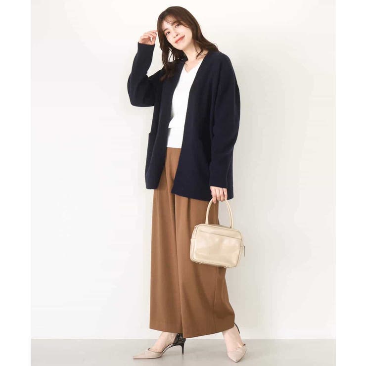 ストレッチワイドストレートパンツ/洗える | OFUON | 詳細画像71 