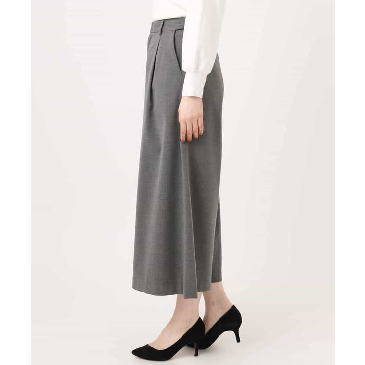 TRソフトストレッチ裏起毛ガウチョパンツ/洗える | OFUON | 詳細画像14 