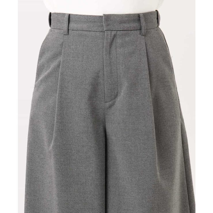 TRソフトストレッチ裏起毛ガウチョパンツ/洗える | OFUON | 詳細画像16 