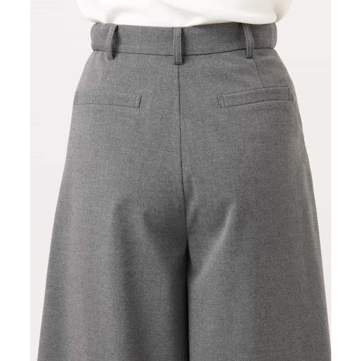 TRソフトストレッチ裏起毛ガウチョパンツ/洗える | OFUON | 詳細画像17 