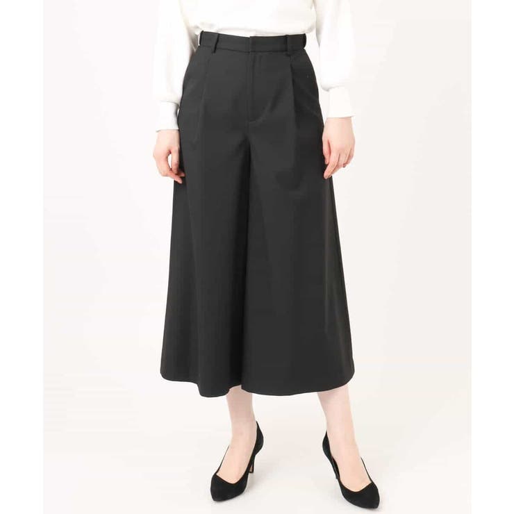 TRソフトストレッチ裏起毛ガウチョパンツ/洗える | OFUON | 詳細画像22 