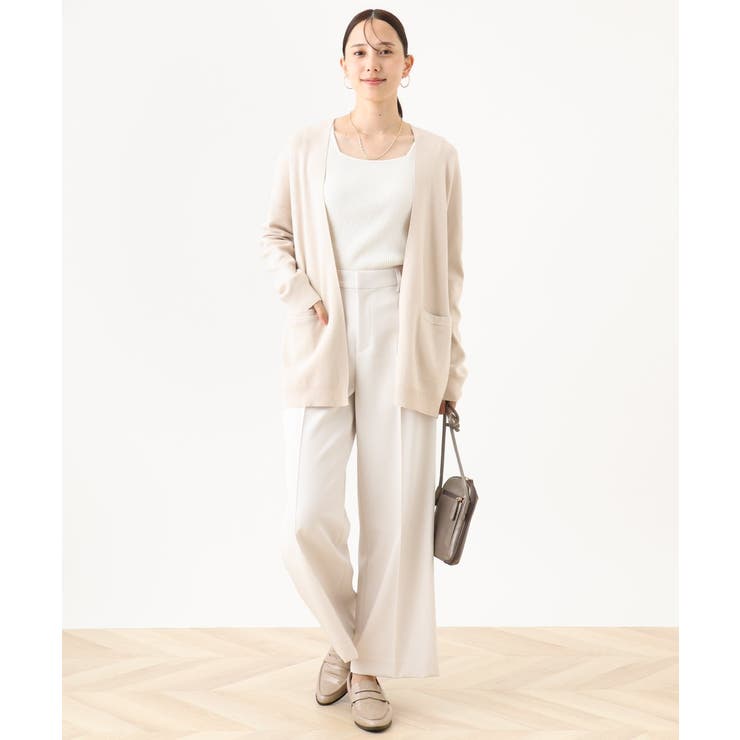 [名品シリーズ]ストレッチワイドパンツ/WEB限定サイズあり/洗える | OFUON | 詳細画像11 