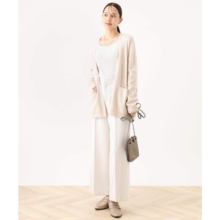 [名品シリーズ]ストレッチワイドパンツ/WEB限定サイズあり/洗える | OFUON | 詳細画像13 