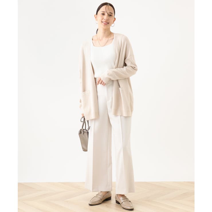 [名品シリーズ]ストレッチワイドパンツ/WEB限定サイズあり/洗える | OFUON | 詳細画像14 