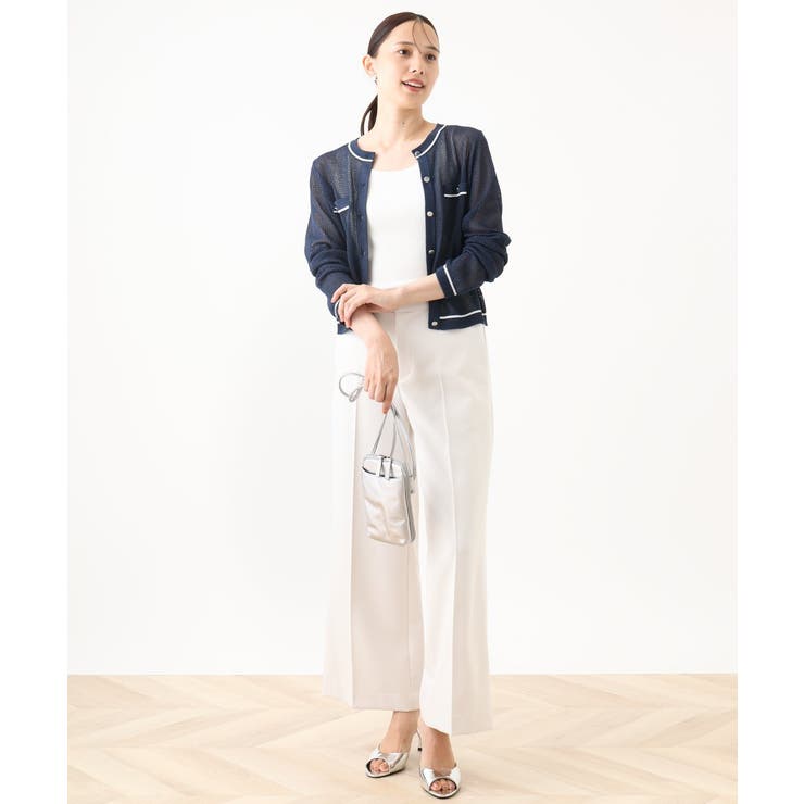 [名品シリーズ]ストレッチワイドパンツ/WEB限定サイズあり/洗える | OFUON | 詳細画像23 