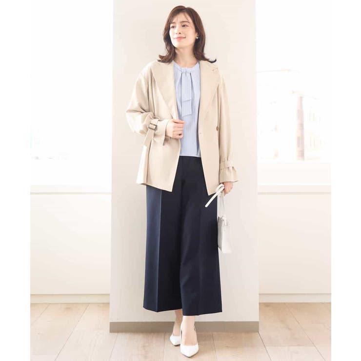 [名品シリーズ]ストレッチワイドパンツ/WEB限定サイズあり/洗える | OFUON | 詳細画像28 