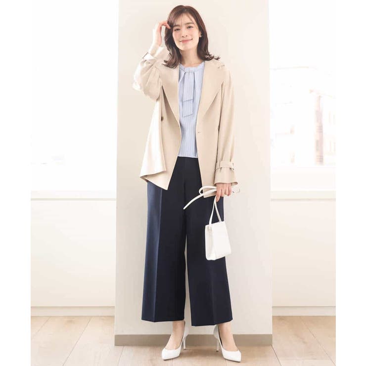 [名品シリーズ]ストレッチワイドパンツ/WEB限定サイズあり/洗える | OFUON | 詳細画像30 