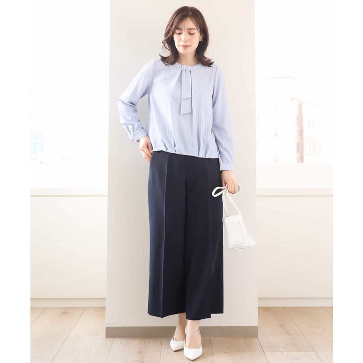 [名品シリーズ]ストレッチワイドパンツ/WEB限定サイズあり/洗える | OFUON | 詳細画像33 