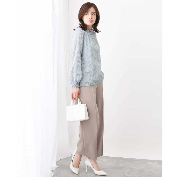 [名品シリーズ]ストレッチワイドパンツ/WEB限定サイズあり/洗える | OFUON | 詳細画像41 