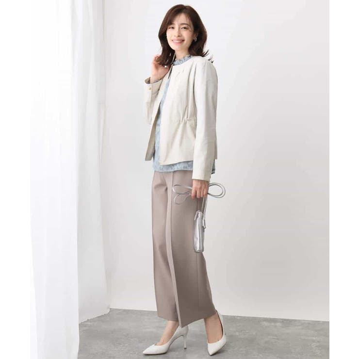 [名品シリーズ]ストレッチワイドパンツ/WEB限定サイズあり/洗える | OFUON | 詳細画像44 