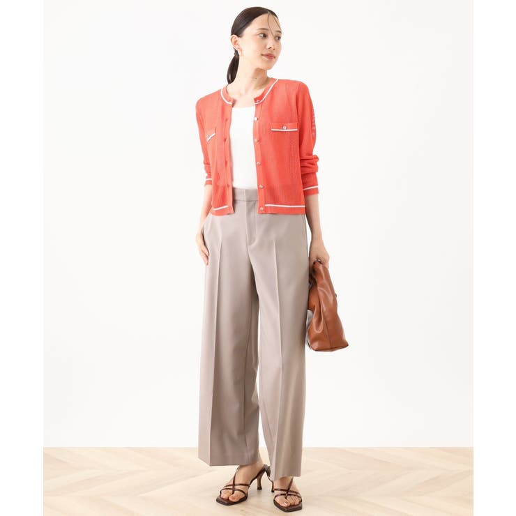 [名品シリーズ]ストレッチワイドパンツ/WEB限定サイズあり/洗える | OFUON | 詳細画像52 