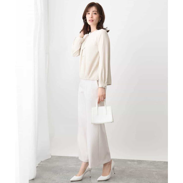 [名品シリーズ]ストレッチワイドパンツ/WEB限定サイズあり/洗える | OFUON | 詳細画像6 