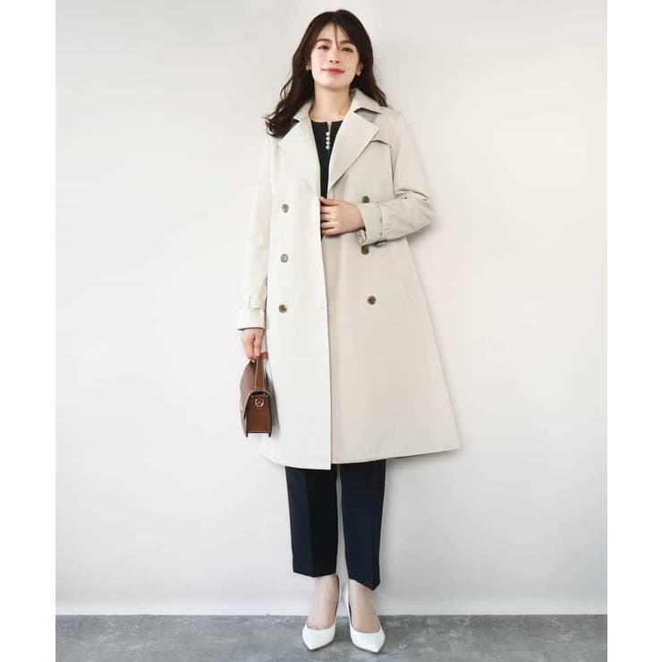 ダブルクロス テーパードパンツ/洗える | OFUON | 詳細画像17 