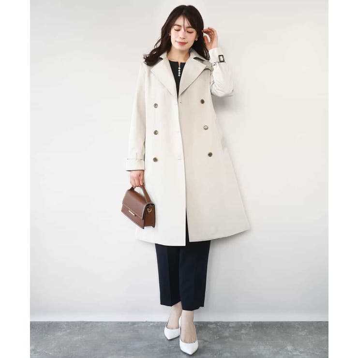 ダブルクロス テーパードパンツ/洗える | OFUON | 詳細画像18 