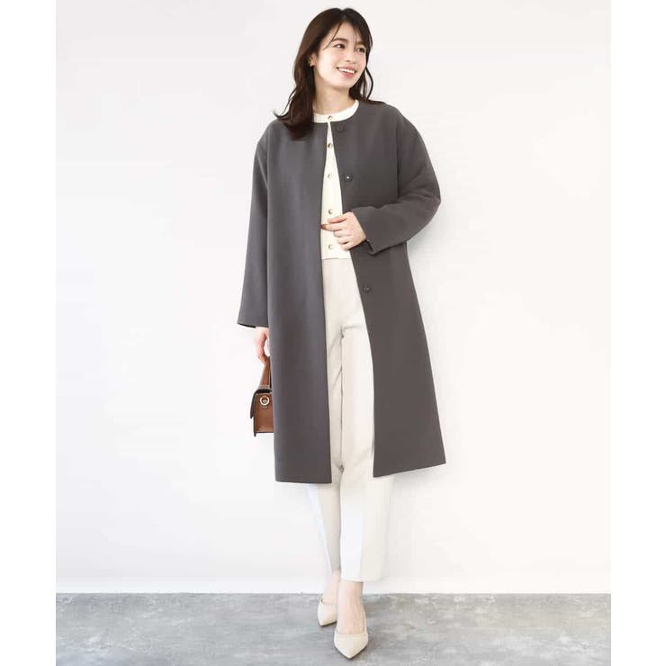 ダブルクロス テーパードパンツ/洗える | OFUON | 詳細画像34 