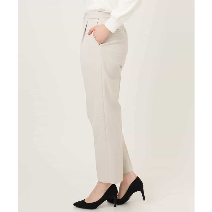 ダブルクロス テーパードパンツ/洗える | OFUON | 詳細画像39 