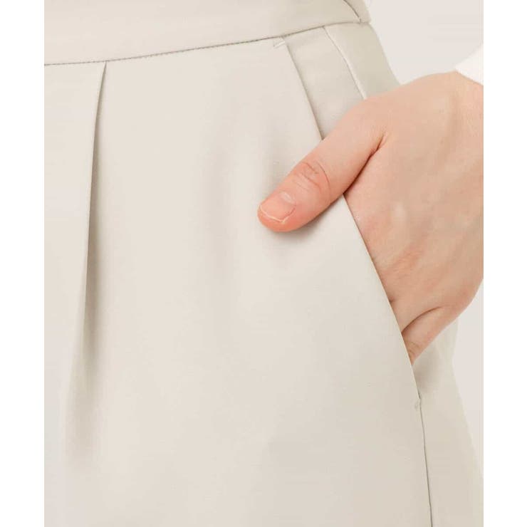 ダブルクロス テーパードパンツ/洗える | OFUON | 詳細画像43 