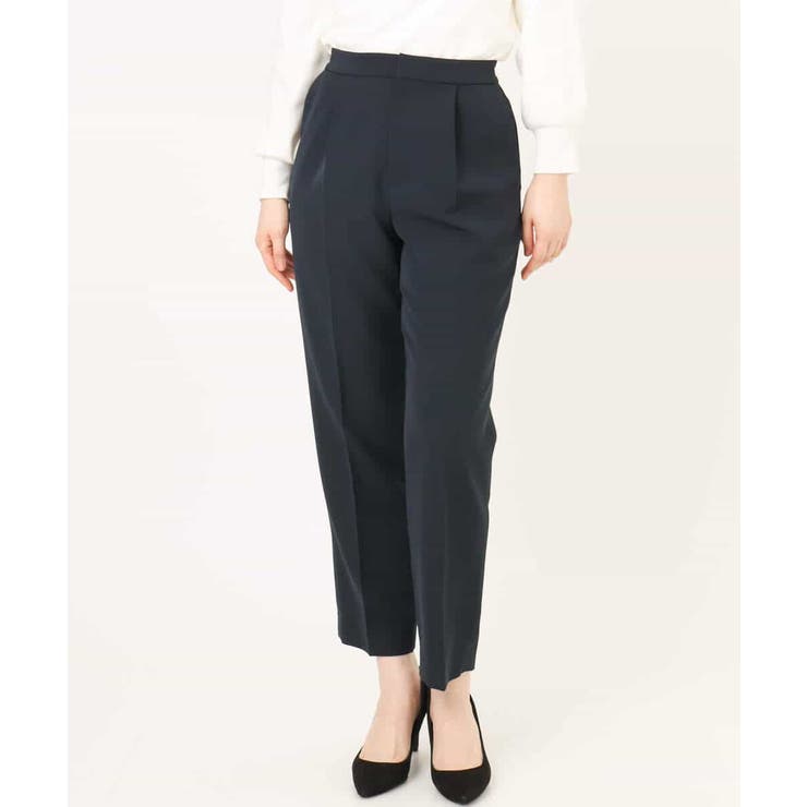 ダブルクロス テーパードパンツ/洗える | OFUON | 詳細画像46 