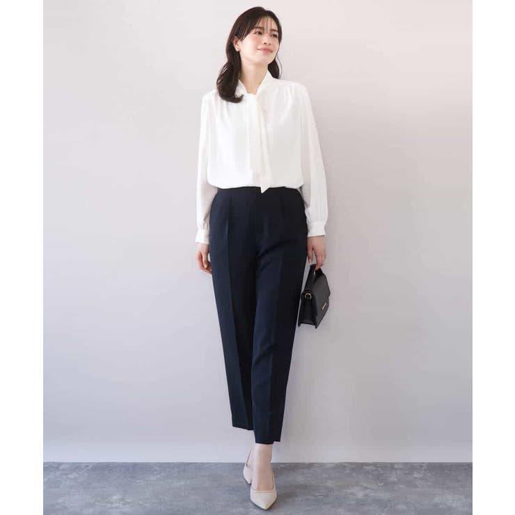 [名品シリーズ]ストレッチテーパードパンツ/洗える | OFUON | 詳細画像13 