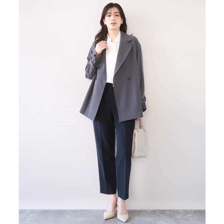 [名品シリーズ]ストレッチテーパードパンツ/洗える | OFUON | 詳細画像14 