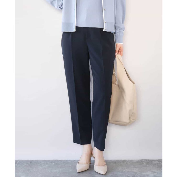 [名品シリーズ]ストレッチテーパードパンツ/洗える | OFUON | 詳細画像2 