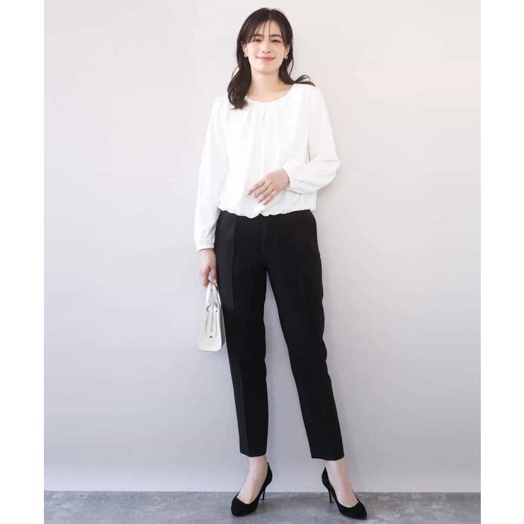 [名品シリーズ]ストレッチテーパードパンツ/洗える | OFUON | 詳細画像25 